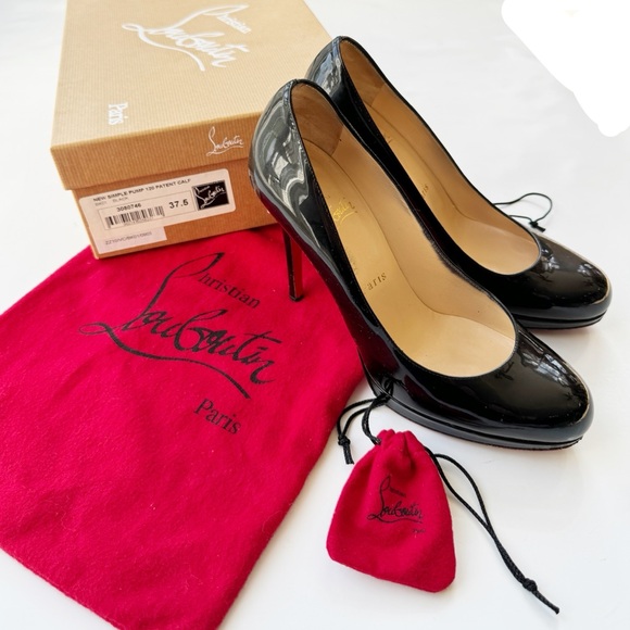 Christian Louboutin New Simple Pump 120 Patent Calf - Picture 14 of 15